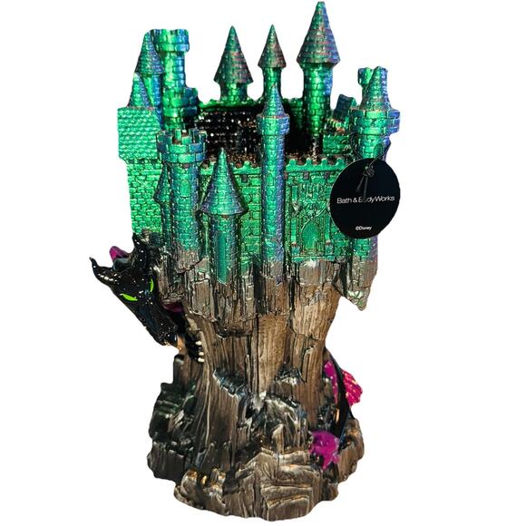BATH BODY WORKS/ DISNEY Other - NEW NIP Bath & Body Works Maleficent Dragon Castle Disney Villains Candle Holder